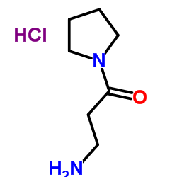 3-Amino-1-(pyrrolidin-1-yl)propan-1-one hydrochloride Structure