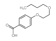 4-(2-butoxyethoxy)benzoic acid structure