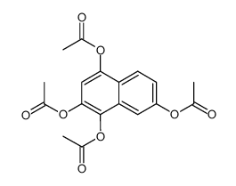 1,2,4,7-tetraacetoxy-naphthalene Structure