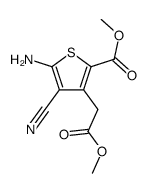 5-氨基-4-氰基-3-(2-甲氧基-2-氧乙基)噻吩-2-羧酸甲酯图片