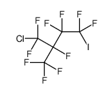 1-chloro-1,1,2,3,3,4,4-heptafluoro-4-iodo-2-(trifluoromethyl)butane结构式