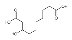 3-hydroxydecanedioic acid structure