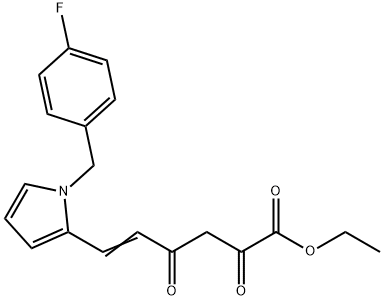 Ethyl (5E)-6-[1-(4-fluorobenzyl)-1H-pyrrol-2-yl]-2,4-dioxo-5-hexenoate picture