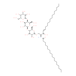 C18 Globotriaosylceramide (d18:1/18:0)结构式