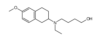 N-ethyl-N-(4-hydroxybutyl)-6-methoxy-1,2,3,4-tetrahydro-2-naphthylamine Structure