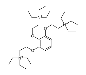 2,2',2''-(1,2,3-Benzenetriyltrisoxy)tris(N,N,N-triethylethanaminium) structure