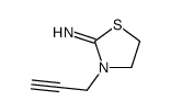 2-Thiazolidinimine,3-(2-propynyl)-(9CI) Structure