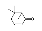 6,6-dimethylbicyclo[3.1.1]hept-2-en-4-one结构式