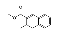 methyl 3-methyl-3,4-dihydronaphthalene-2-carboxylate结构式