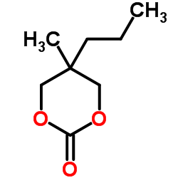 5-甲基-5-丙基-1,3-二恶烷-2-酮结构式