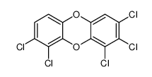 1,2,3,8,9-Pentachlorodibenzo-p-dioxin Structure