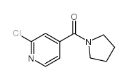 2-chloro-4-(pyrrolidin-1-ylcarbonyl)pyridine Structure