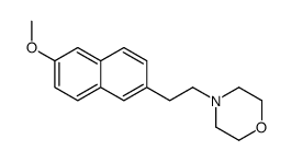 4-[2-(6-methoxynaphthalen-2-yl)ethyl]morpholine Structure