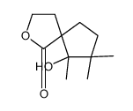 9-hydroxy-8,8,9-trimethyl-2-oxaspiro[4.4]nonan-1-one结构式