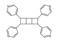 3,4,7,8-tetra(pyridin-4-yl)tricyclo[4.2.0.02,5]octane结构式