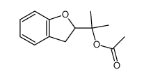 2-(1-acetoxy-1-methylethyl)-2,3-dihydrobenzofuran结构式