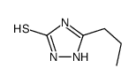3H-1,2,4-Triazole-3-thione,1,2-dihydro-5-propyl-(9CI) structure