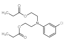 3-chloro-N,N-bis(2-(propionyloxy)ethyl)aniline structure