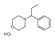 4-(1-phenylpropyl)morpholine,hydrochloride Structure