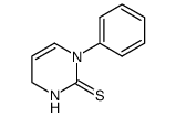 3,4-dihydro-1-phenylpyrimidine-2(1H)-thione结构式