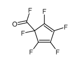 2,4-Cyclopentadiene-1-carbonyl fluoride, 1,2,3,4,5-pentafluoro- (9CI) Structure