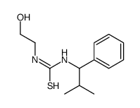 1-(2-hydroxyethyl)-3-(2-methyl-1-phenylpropyl)thiourea结构式