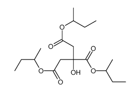 tributan-2-yl 2-hydroxypropane-1,2,3-tricarboxylate结构式