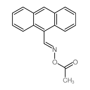 9-Anthracenecarboxaldehyde,O-acetyloxime Structure