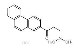 3-dimethylamino-1-phenanthren-2-yl-propan-1-one structure