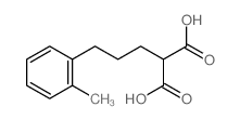 Propanedioic acid,2-[3-(2-methylphenyl)propyl]-结构式