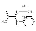 2-Propenimidamide, N-(1,1-dimethylethyl)-2-methyl-N-phenyl- picture