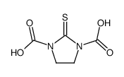 1,3-Imidazolidinedicarboxylic acid,2-thioxo- structure