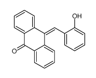 10-[(2-hydroxyphenyl)methylidene]anthracen-9-one Structure
