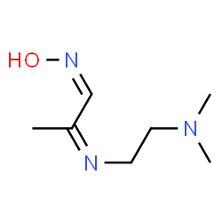 Propanal, 2-[[2-(dimethylamino)ethyl]imino]-, oxime (9CI) structure
