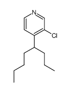 3-chloro-4-(4-n-octyl)pyridine结构式