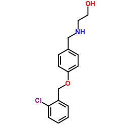 2-({4-[(2-Chlorobenzyl)oxy]benzyl}amino)ethanol结构式