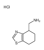4,5,6,7-Tetrahydro-4-benzothiazolemethanamine hydrochloride Structure