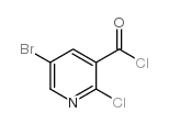 5-bromo-2-chloropyridine-3-carbonyl chloride Structure