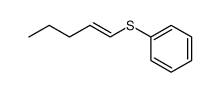 (E/Z)-pent-1-enyl phenyl sulfide Structure
