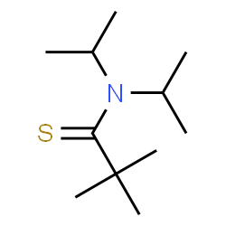 Propanethioamide,2,2-dimethyl-N,N-bis(1-methylethyl)- Structure
