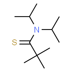 Propanethioamide,2,2-dimethyl-N,N-bis(1-methylethyl)- structure