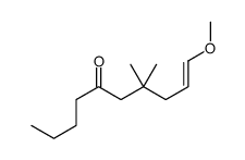 10-methoxy-7,7-dimethyldec-9-en-5-one结构式