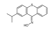 N-(2-propan-2-ylthioxanthen-9-ylidene)hydroxylamine Structure