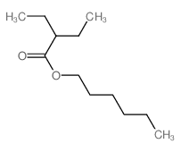Butanoic acid,2-ethyl-, hexyl ester结构式