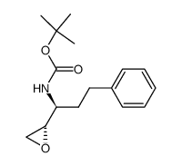ERYTHRO-N-BOC-L-HOMOPHENYLALANINE EPOXIDE结构式