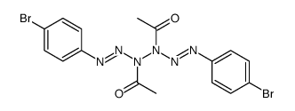 1,6-di-p-bromophenyl-3,4-diacetyl-1,5-hexazadiene Structure