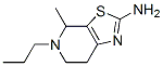 Thiazolo[5,4-c]pyridine, 2-amino-4,5,6,7-tetrahydro-4-methyl-5-propyl- (8CI)结构式