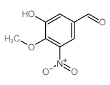 Benzaldehyde,3-hydroxy-4-methoxy-5-nitro- picture