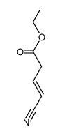 ethyl (E)-4-cyanobut-3-enoate结构式