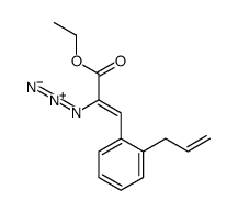 ethyl 2-azido-3-(2-prop-2-enylphenyl)prop-2-enoate结构式